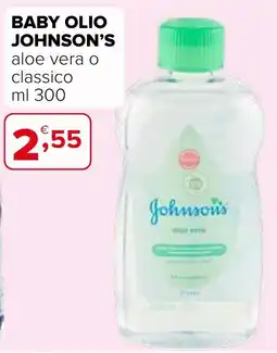 Iperal Baby Olio Johnson's aloe vera o classico offerta