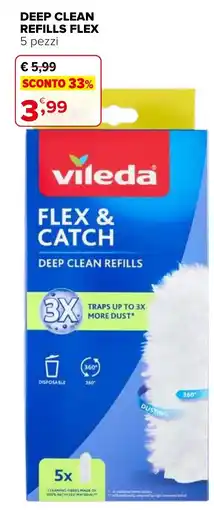 Iperal vileda FLEX & CATCH DEEP CLEAN REFILLS offerta