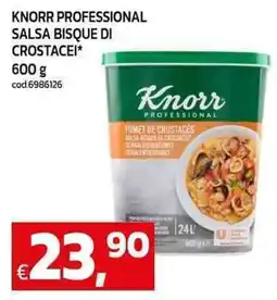 C+C Cash and Carry Knorr professional salsa bisque di crostacei offerta