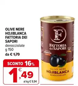 Iperal Olive nere Hojiblanca Fattoria dei Sapori offerta