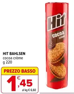 Iperal HIT BAHLSSEN cocoa crème offerta