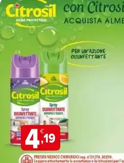 Iperal Citrosil Spray Disinfettante offerta