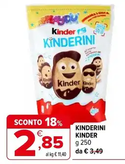 Iperal Kinder Kinderini offerta
