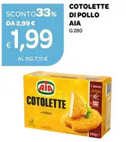 Ekom Cotolette di pollo AIA offerta