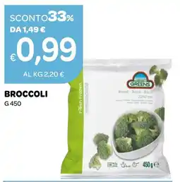 Ekom GREENS BROCCOLI offerta