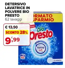 Iperal Detersivo lavatrice in polvere bio Presto offerta