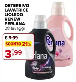 Iperal Detersivo lavatrice liquido renew perlana offerta