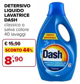 Iperal Detersivo liquido lavatrice Dash classico offerta