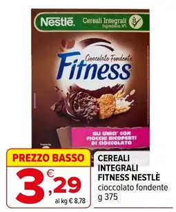 Iperal Cereali Integrali Fitness Nestlé cioccolato fondente offerta