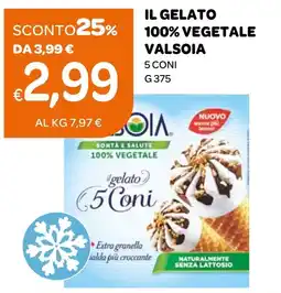 Ekom il gelato 5 Coni VALSOIA offerta