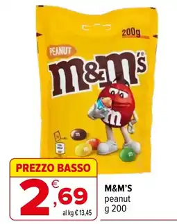 Iperal M&M'S peanut offerta