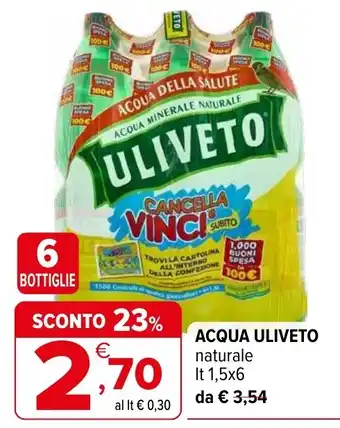 Acqua Uliveto naturale