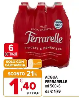 Iperal Acqua Ferrarelle offerta