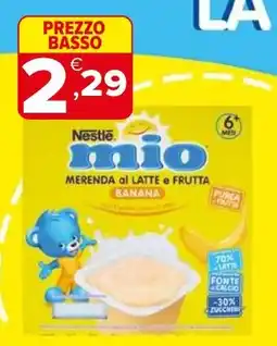 Iperal Nestle mio Merenda al Latte e Frutta Banana offerta