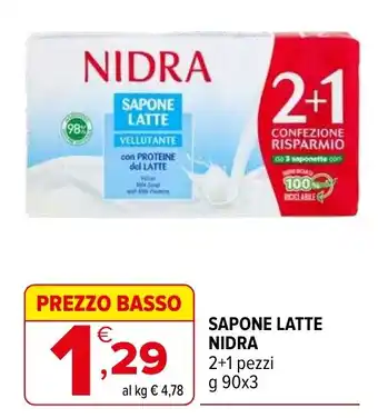 Iperal SAPONE LATTE NIDRA offerta