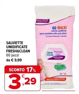 Iperal Salviette umidificate Fresh&Clean offerta