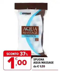 Iperal SPUGNA AQUA MASSAGE offerta