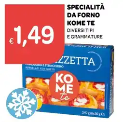 Ekom KOME te Pizza Margherita offerta