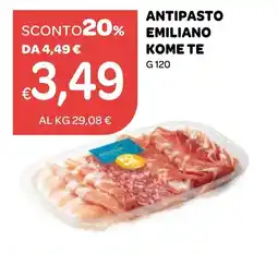 Ekom Antipasto Emiliano Kome Te offerta