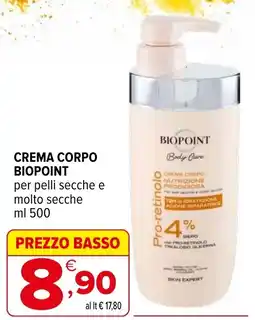 Iperal CREMA CORPO BIOPOINT offerta