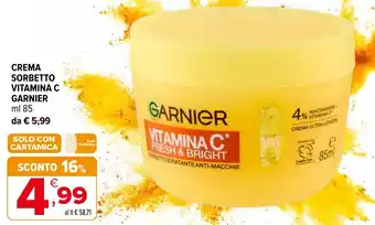 Iperal Crema Sorbetto Vitamina C Garnier offerta