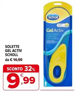 Iperal SOLETTE GEL ACTIV SCHOLL offerta