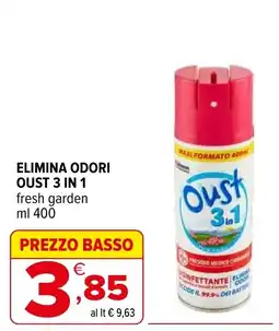 Iperal Oust 3 in 1 offerta