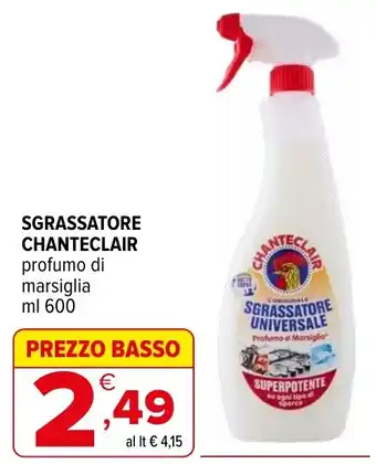 Iperal Sgrassatore Chanteclair offerta