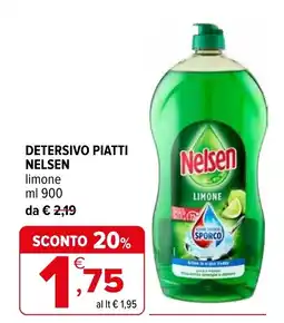 Iperal Detersivo piatti Nelson offerta