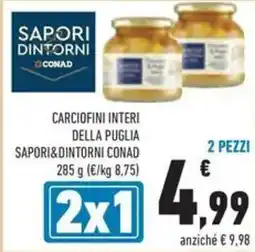 Conad Superstore Carciofini interi della puglia sapori&dintorni conad offerta
