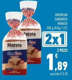 Conad Superstore American sandwich morato offerta