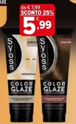 Iperal Syoss color glaze offerta