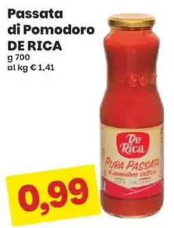 Prix Quality Passata di Pomodoro De Rica offerta