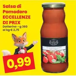 Prix Quality Salsa di Pomodoro Datterino offerta