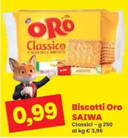 Prix Quality Biscotti Oro SAIWA Classici offerta