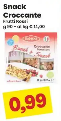 Prix Quality Snack Croccante Frutti Rossi offerta