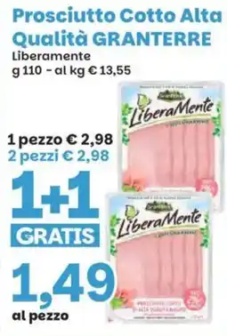 Prix Quality Prosciutto Cotto Alta Qualità GRANTERRE offerta