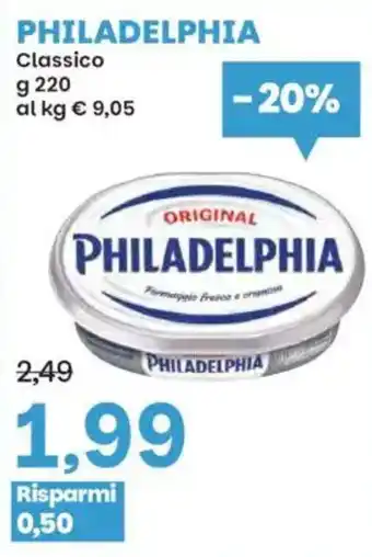 Prix Quality PHILADELPHIA Classico offerta