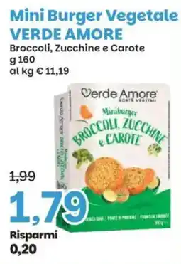 Prix Quality Mini Burger Vegetale Verde Amore offerta