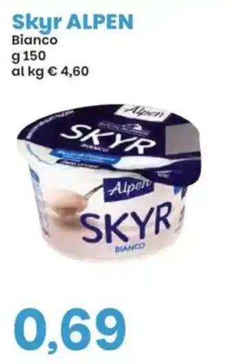 Prix Quality Skyr ALPEN Bianco offerta