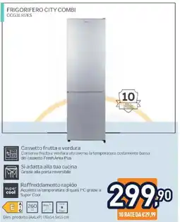 Unieuro CANDY FRIGORIFERO CITY COMBI CCG3L517ES offerta
