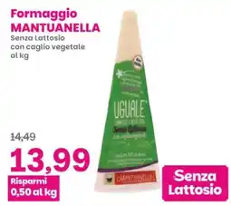 Prix Quality Formaggio MANTUANELLA Senza Lattosio offerta