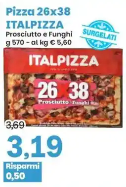 Prix Quality ITALPIZZA Prosciutto e Funghi offerta