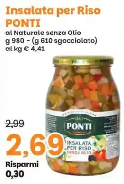 Prix Quality Insalata per Riso PONTI offerta