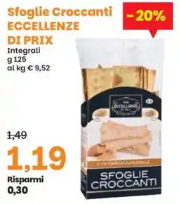 Prix Quality Sfoglie Croccanti Eccellenze Di Prix offerta