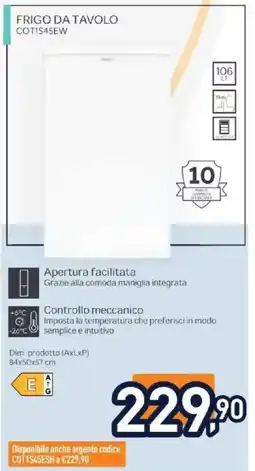 Unieuro CANDY FRIGO DA TAVOLO COT1S45EW offerta