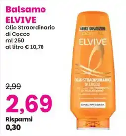 Prix Quality Balsamo ELVIVE Olio Straordinario di Cocco offerta