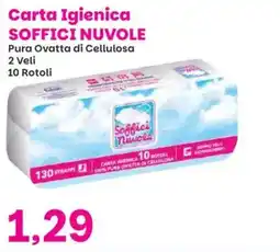 Prix Quality Carta Igienica SOFFICI NUVOLE offerta