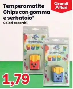 Prix Quality Temperamatite Chips con gomma e serbatoio* offerta
