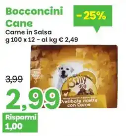 Prix Quality Bocconcini Cane Carne in Salsa offerta
